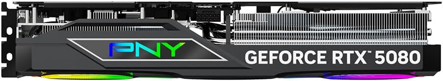 Tarjeta Gráfica PNY GEFORCE RTX™ 5080 16GB ARGB Overclocked Triple Fan