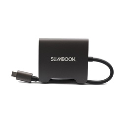 [HUB-USB-C-2HDMI60] Conversor USB-C a 2 HDMI (2x4K 60Hz)